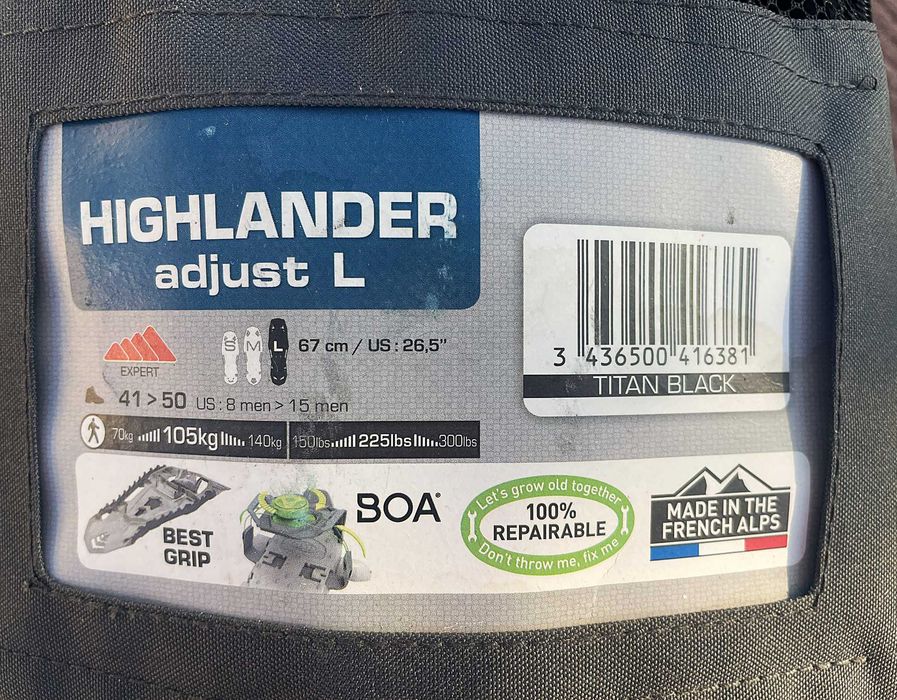 2 броя снегоходки TSL Highlander Adjust L