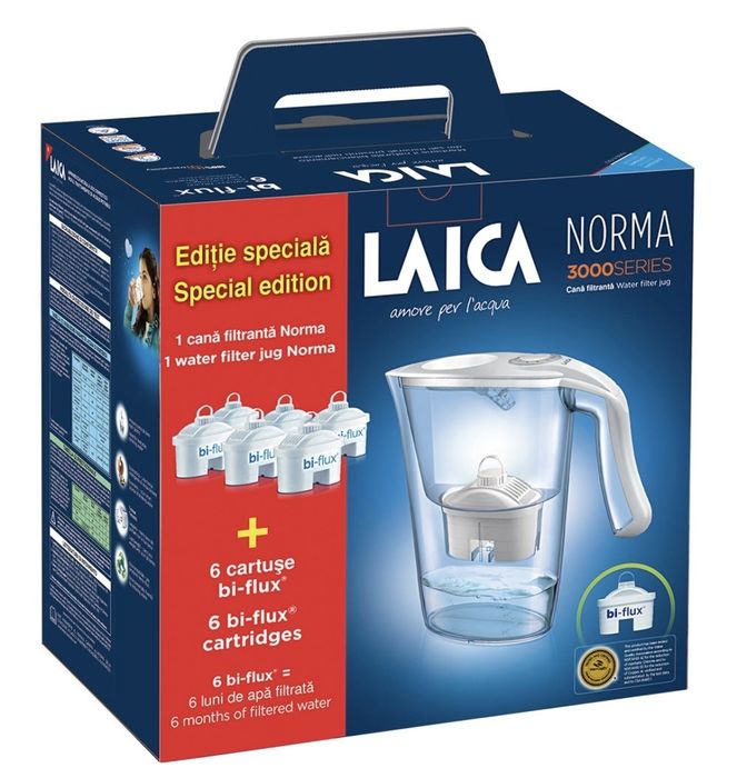 Cana filtranta Laica cu cartuse sigilate