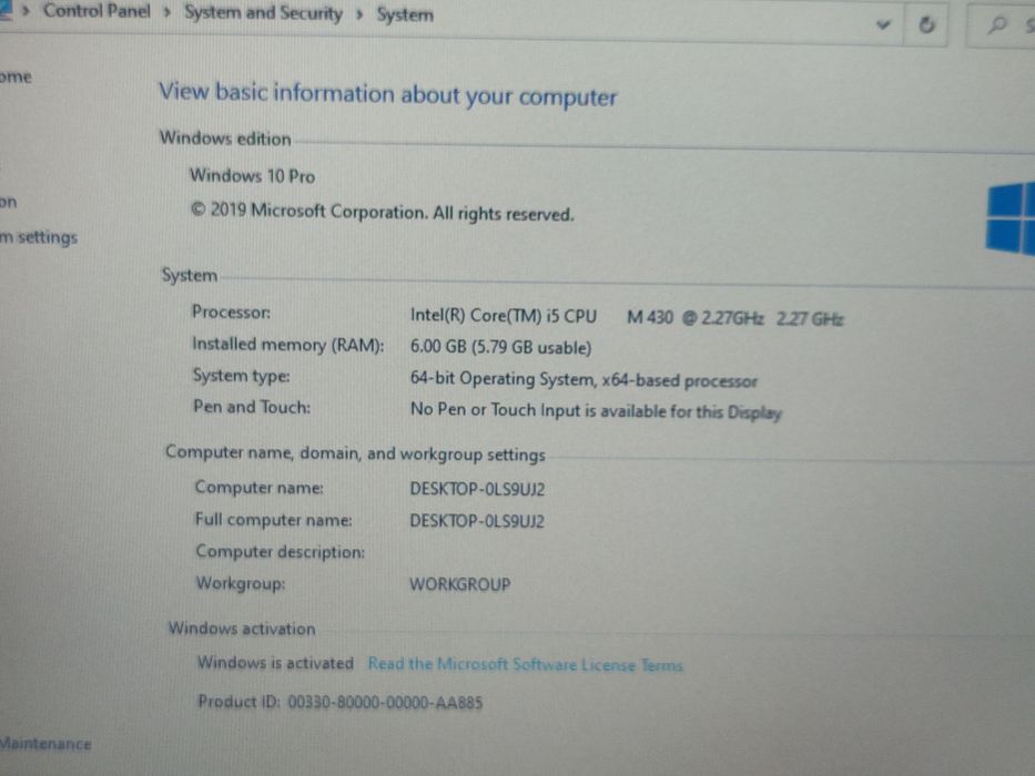 Laptop Hp 4320s - i5-430M(4cpu)/ 6gb Ram/ SSD 120Gb/ Baterie 4h