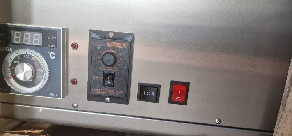 LICHIDARE Cuptor pizza/covrigi cu banda 1M/35cm gaz probat