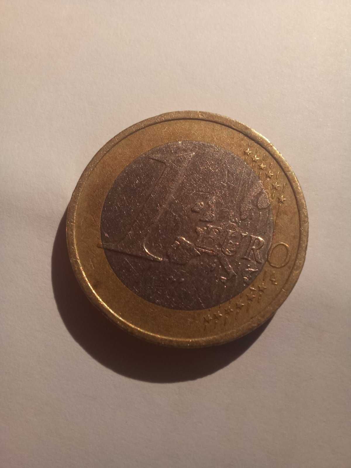 Монета от 1 евро 2002 година, Германия!