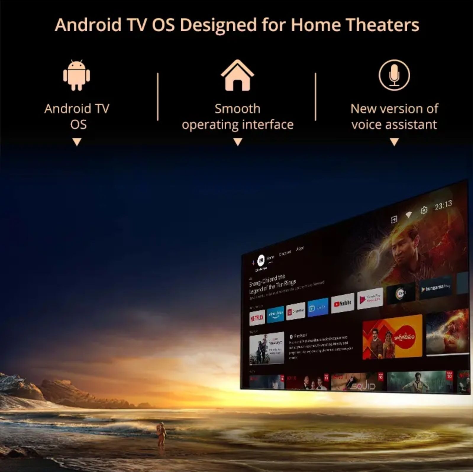 Проектор Voxflix M25 Android tv