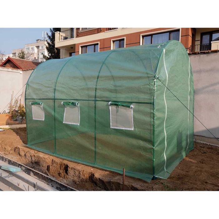 Оранжерия / Парник Herly 3*2*2 метра, една врата, 6 прозореца