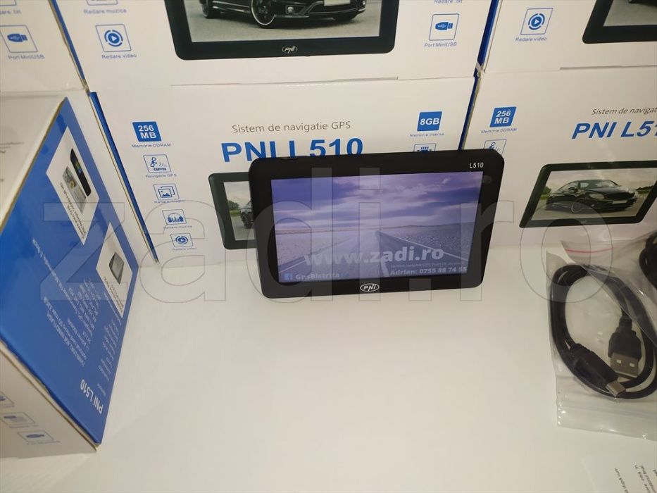 Gps camioane,4 softuri navigatie,harti noi, ecran 5"- PNI L510-zadi.ro