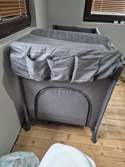 Kinderkraft JOY FULL 2 - Бебешка кошара с аксесоари