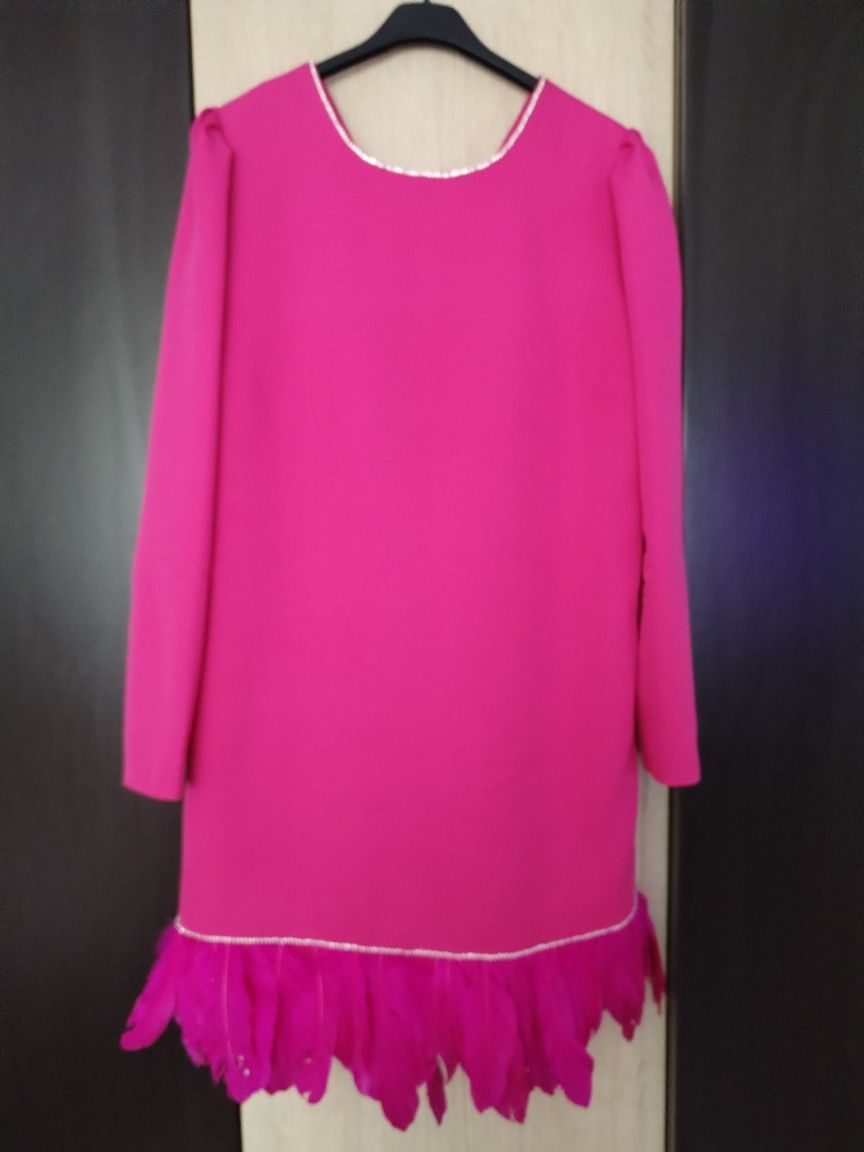 Rochie eleganta fucsia