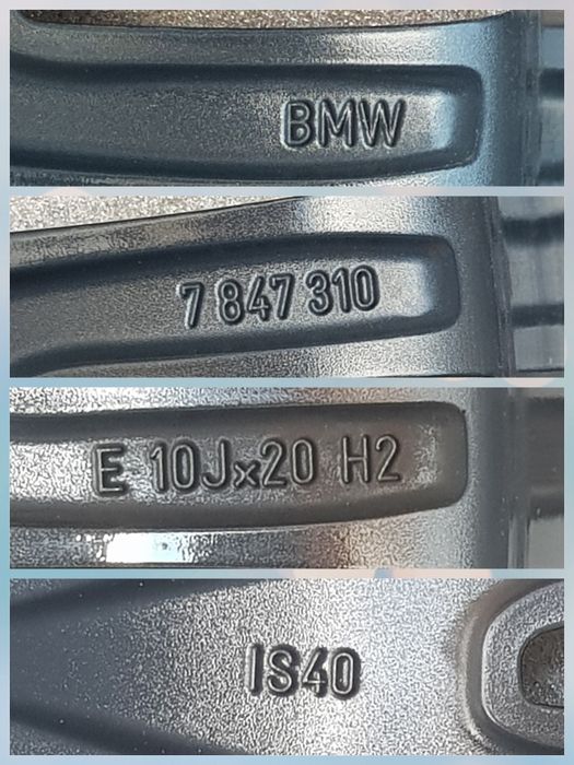 Jante BMW 20 X5 F15 X6 F16 Individual 1 buc față 10 J X 20 ET 40