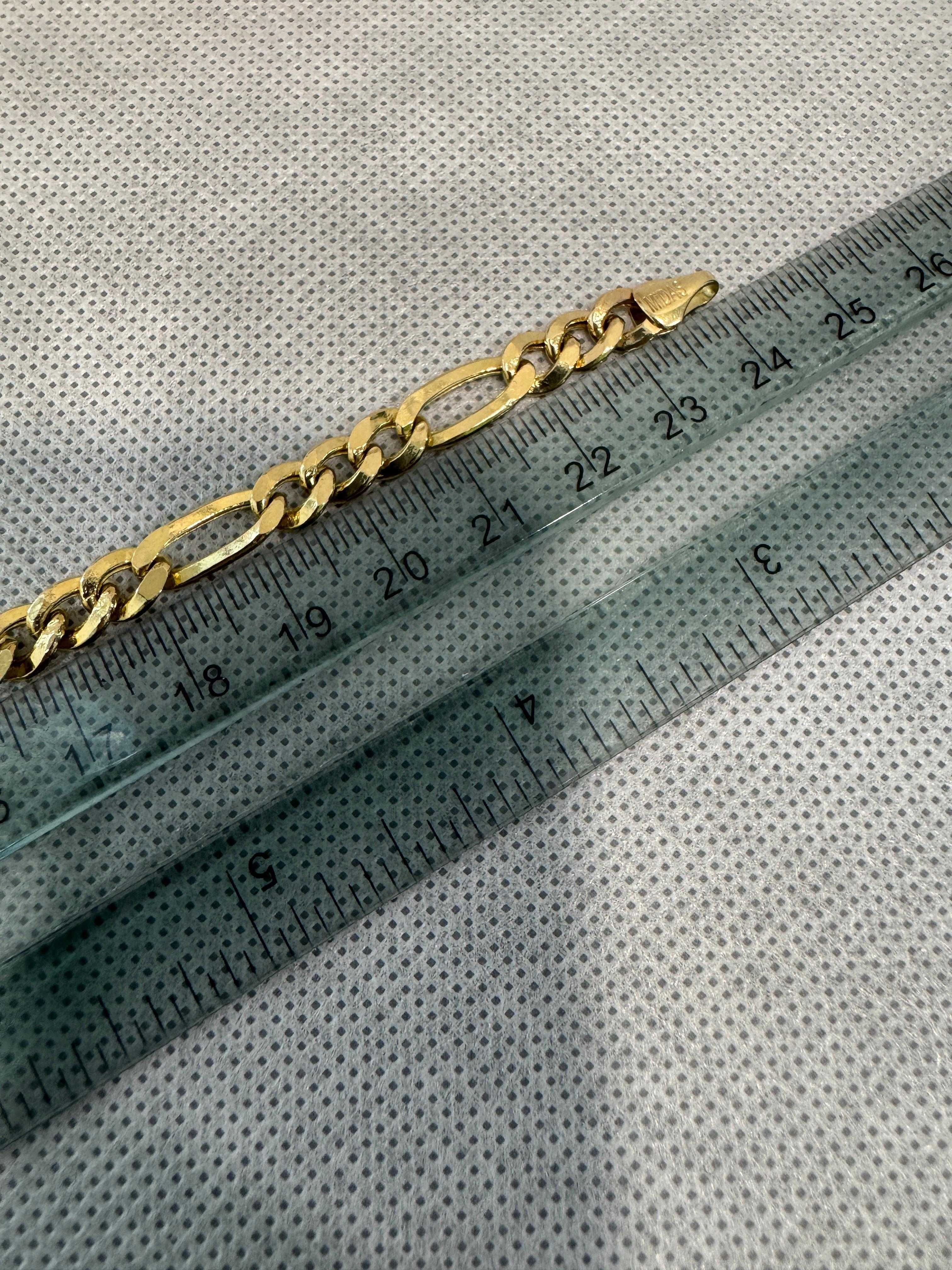 (Ag41) Bratara aur 14K B5237-Garantie 2 ani!