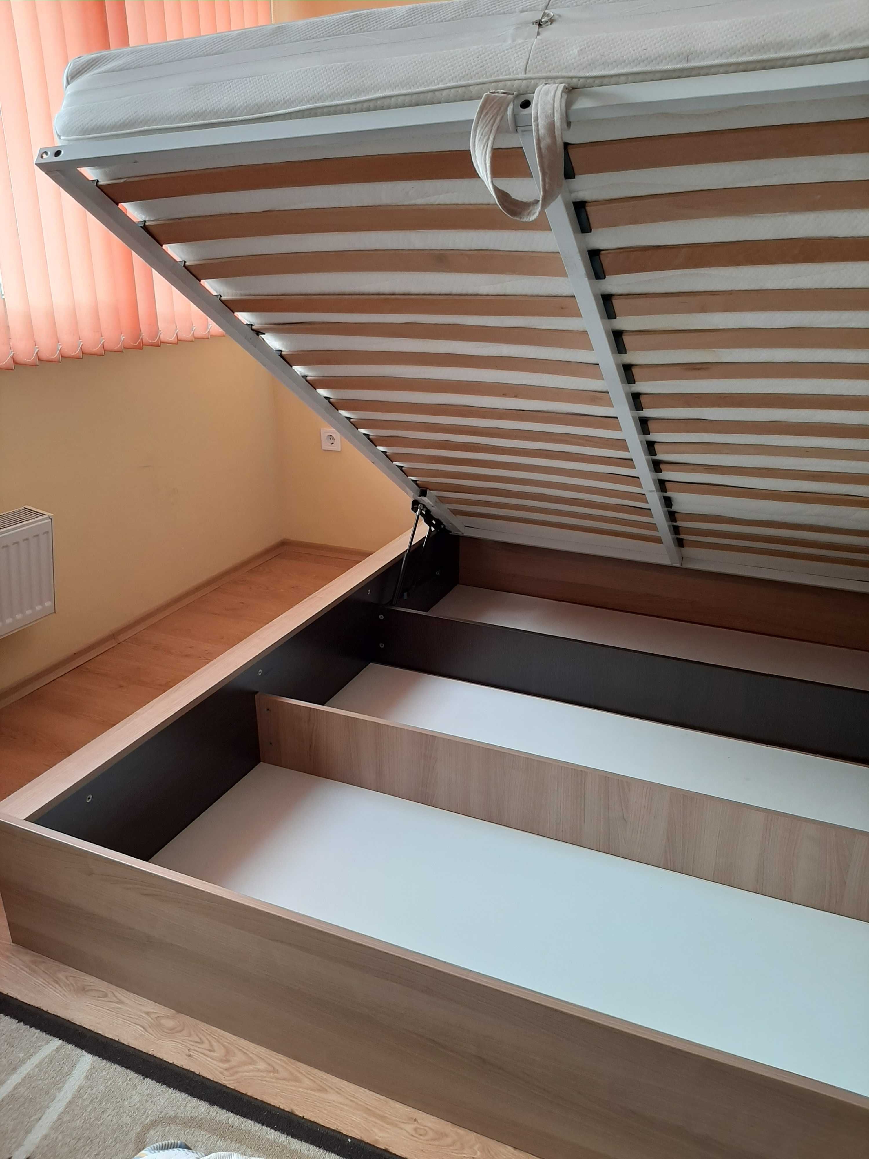 Легло - спалня 160/200, повдигащ механизъм, подматрачна рамка и матрак