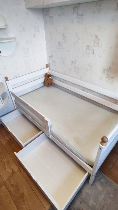 Детская кровать 80х160 см с выдвижными ящиками