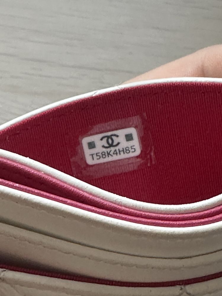 Chanel портмоне бяло