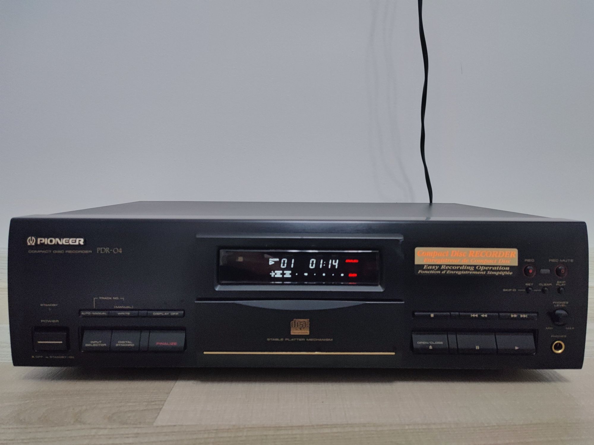 CD recorder Pioneer PDR-04 player compact disc Telecomanda originala