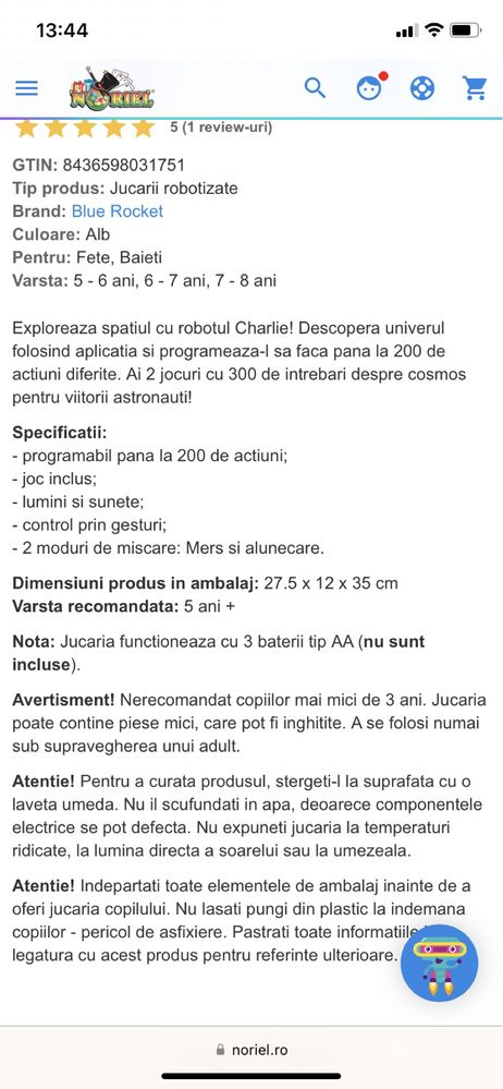 Astronautul Charlie NOU