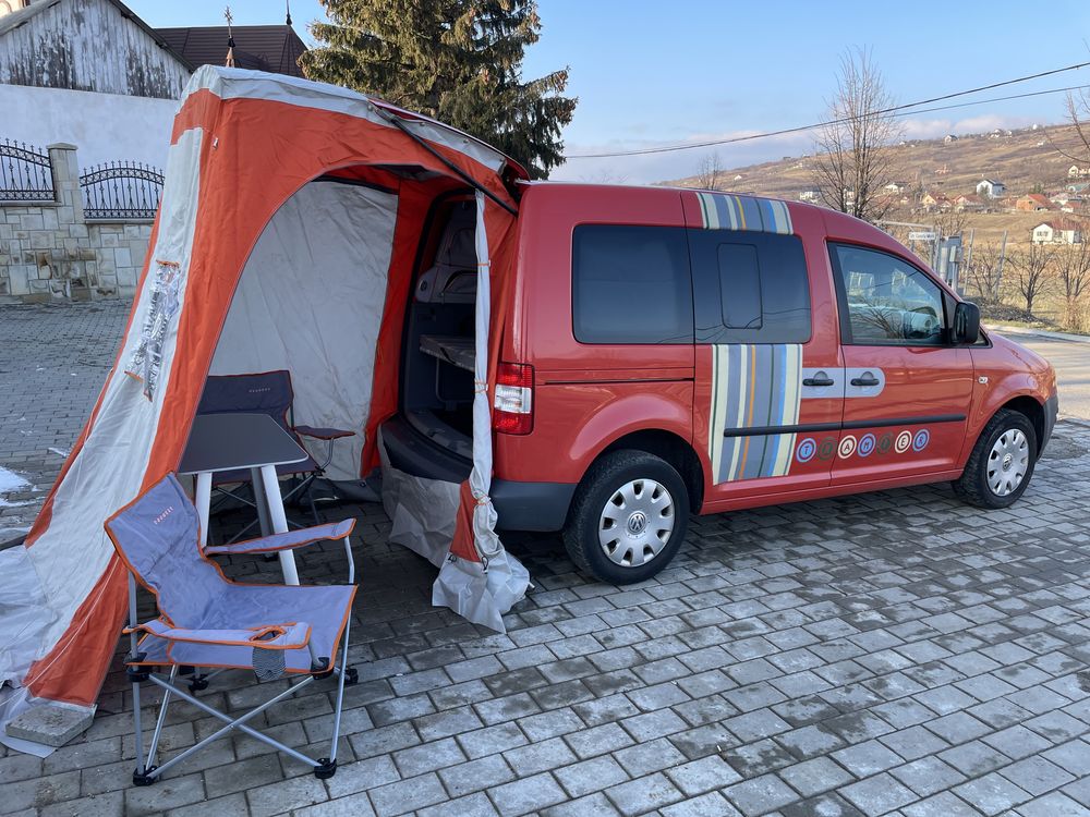 VW Caddy Tramper, 1.9 TDi - 105 cp, 03/2008 Camper