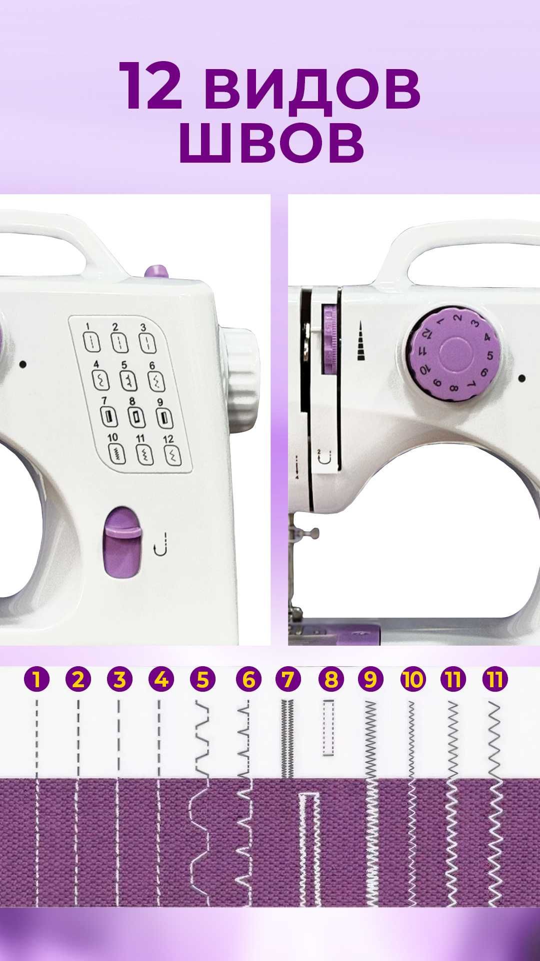 Швейная машинка Roniq Camelia 12в1