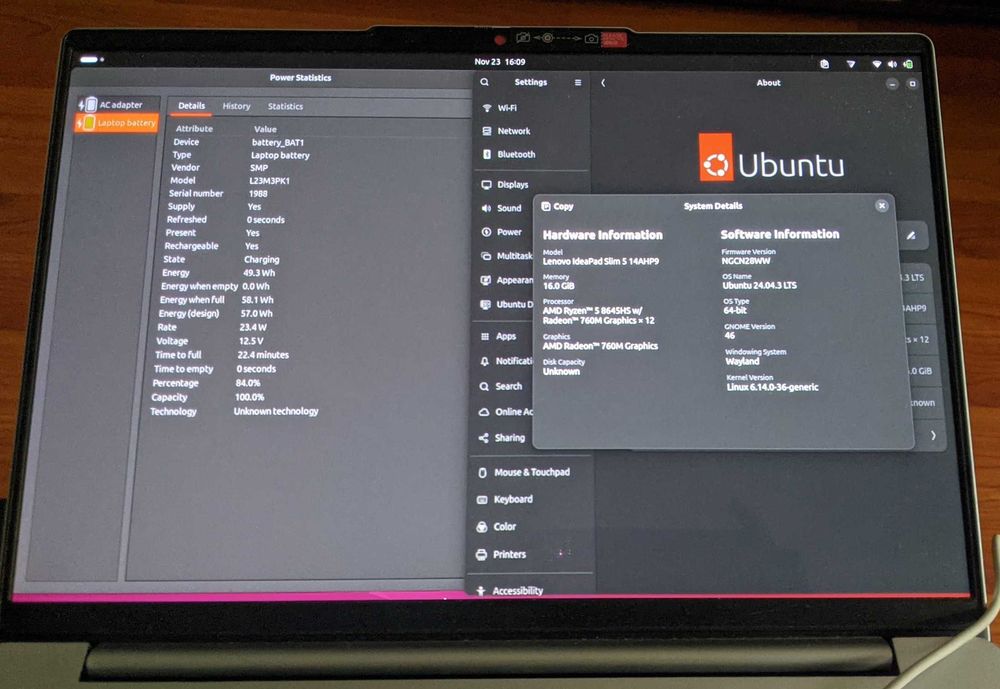 Lenovo IdeaPad Slim 5 AMD Ryzen 5 8645HS Radeon 760M 16 GB RAM