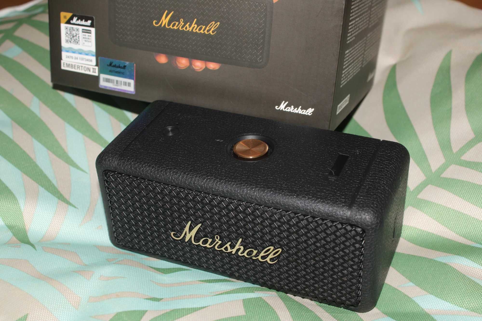 Оригинална тонколона Marshall Emberton II Bluetooth, Черна
