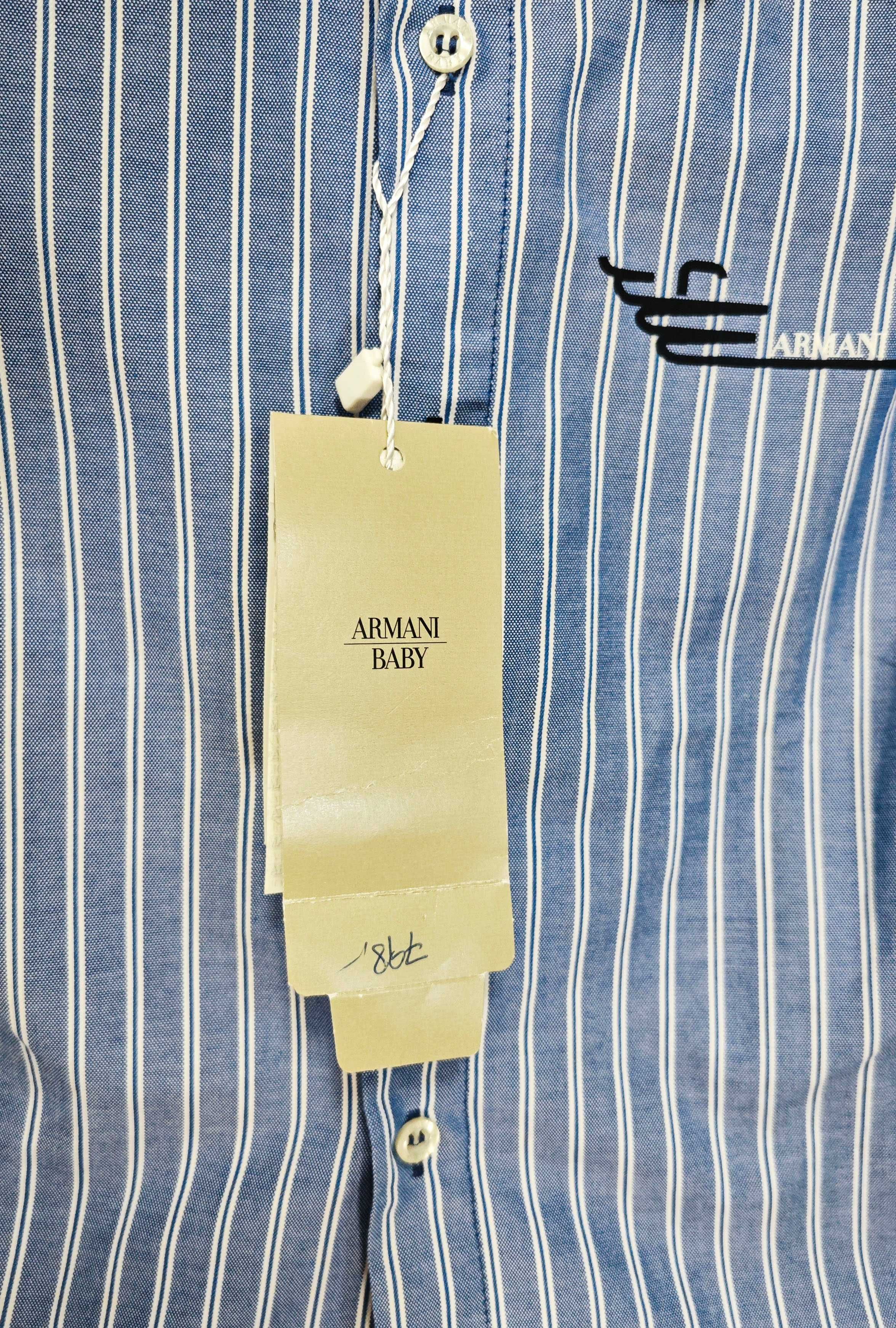 Armani Baby Оригинална детска риза размер 24 м  / 92 см  Нова