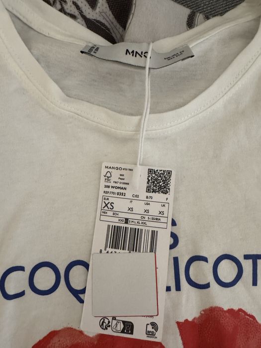 Vand tricou nou Mango xs