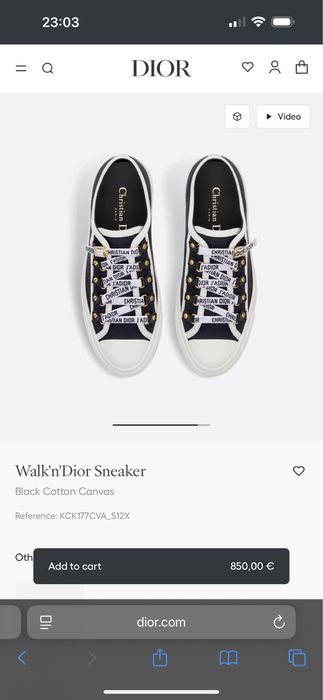 Оригинални обувки на Dior