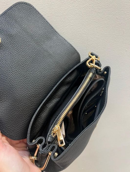 Geanta Dama Piele Naturala Capac Piele Intoarsa