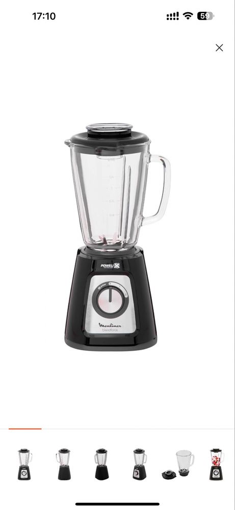 Блендер стационарный Moulinex BlendForce LM-435810