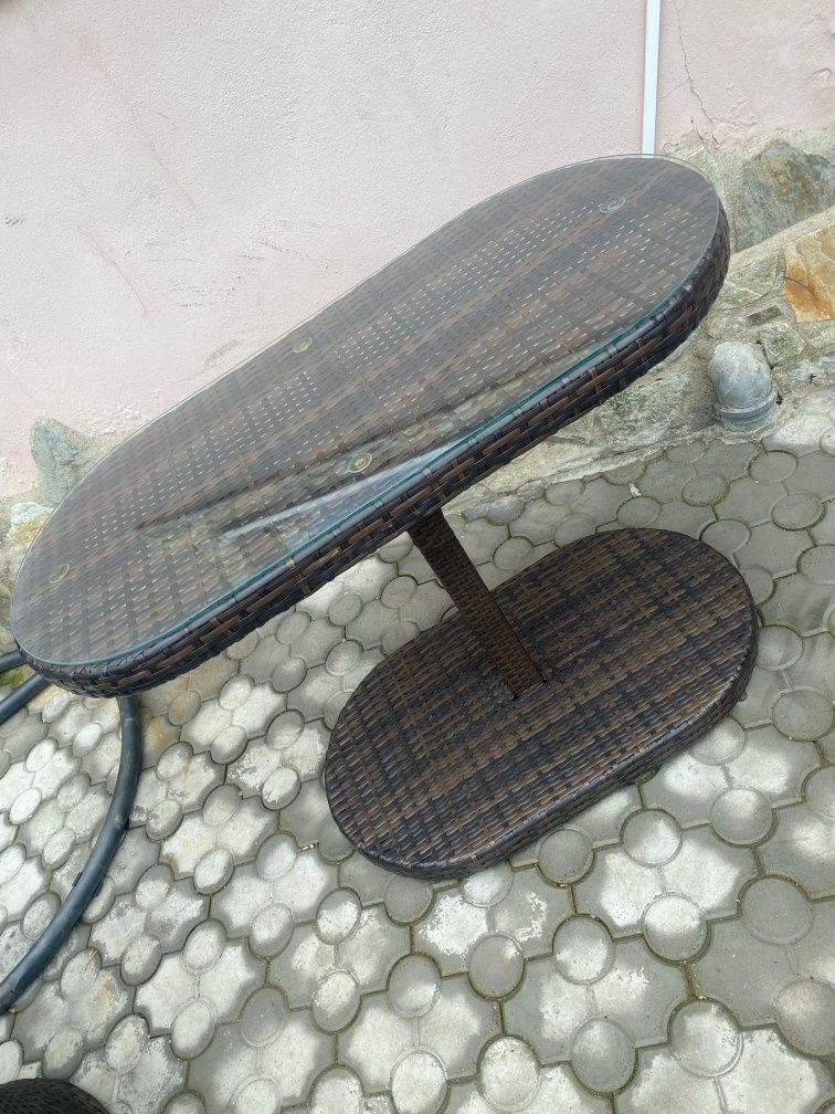 Set mobilier grădină din ratan