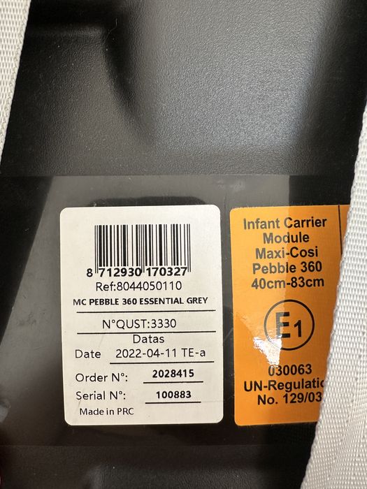 Scoica/Scaun auto Maxi Cosi Pebble 360