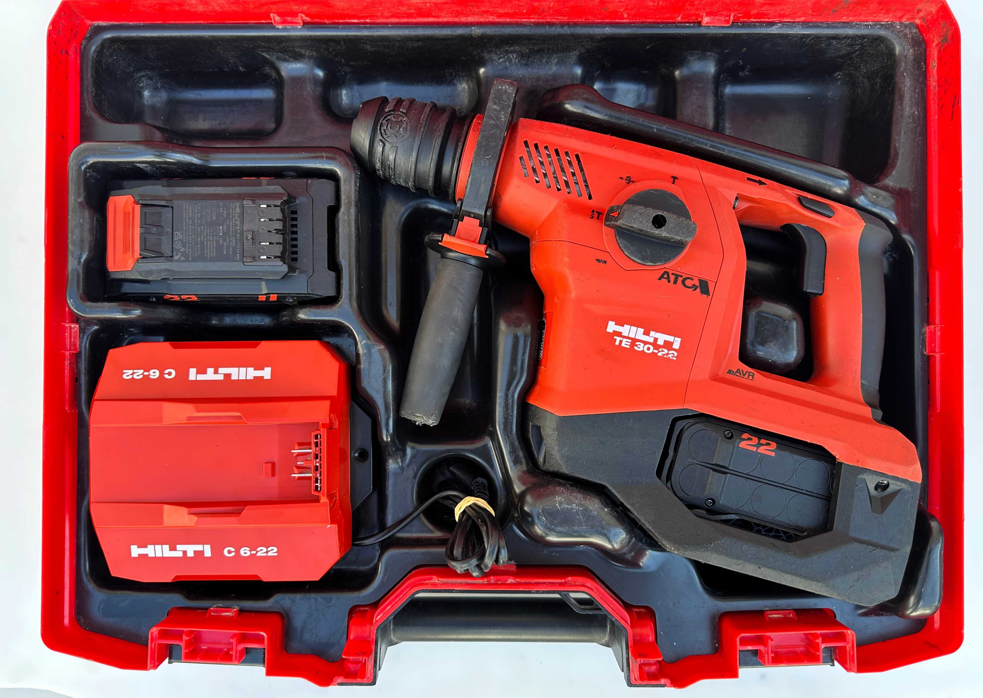 HiLTi TE 30-22 NURON - Безчетков акумулаторен перфоратор 2x22V 8.0Ah