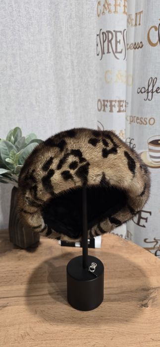 Берет норковый (принтованный)