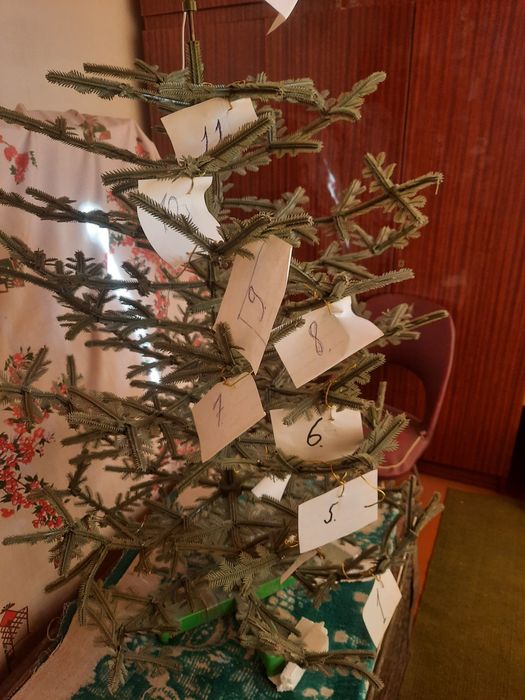 Ёлка новогодняя наряжённая