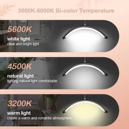 Lampa cosmetica Semiluna MoonLight 36W - 238 LED