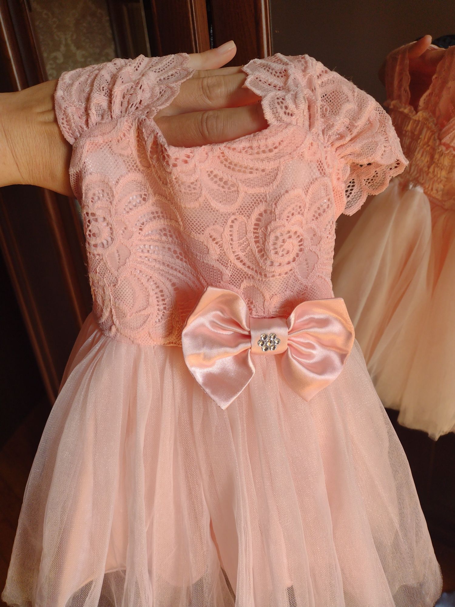 Бебешка рокля( 9-12 месеца)