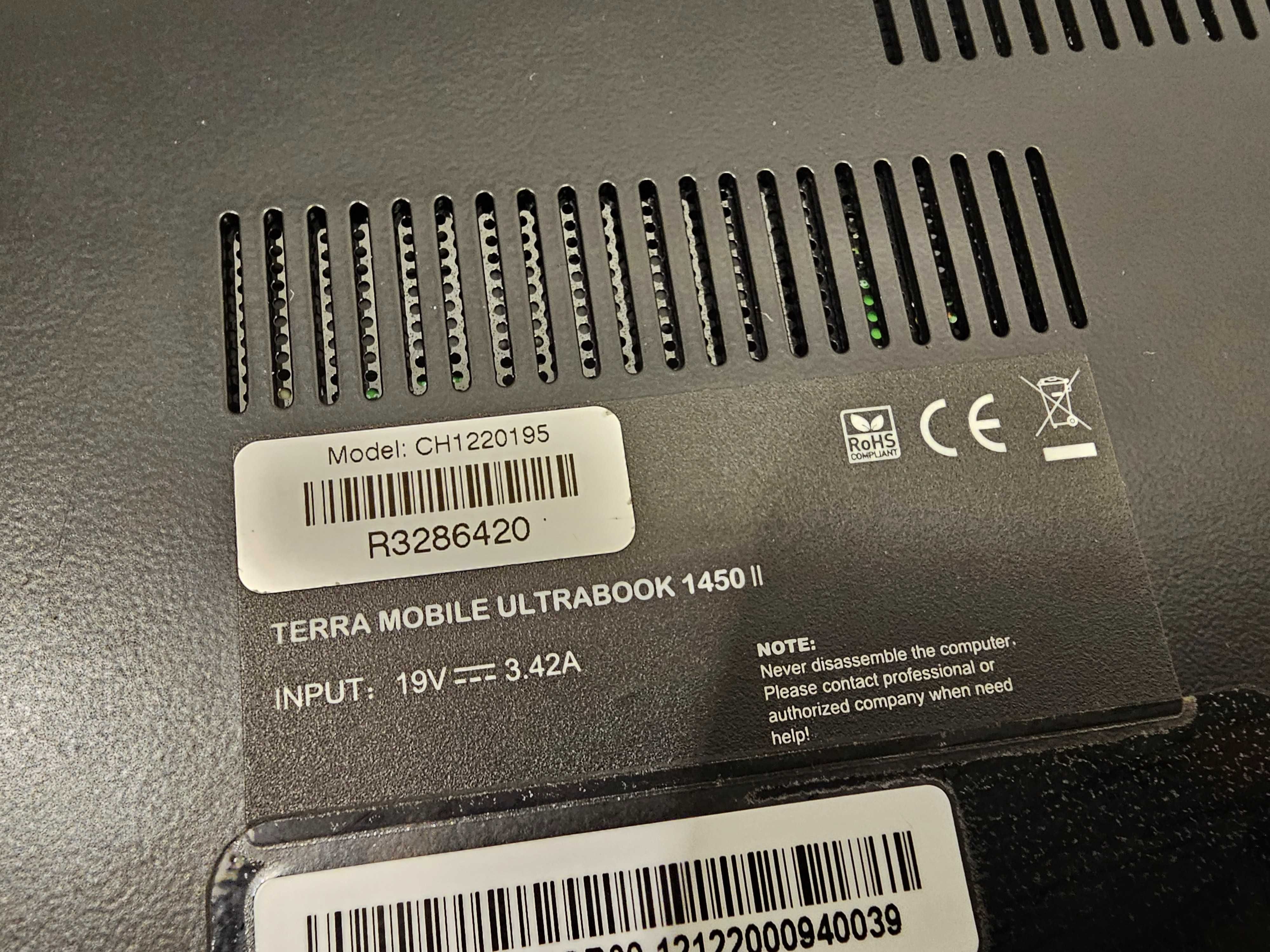 Laptop Terra Mobile Ultrabook 1450 II I5 4gb ram Elvetia