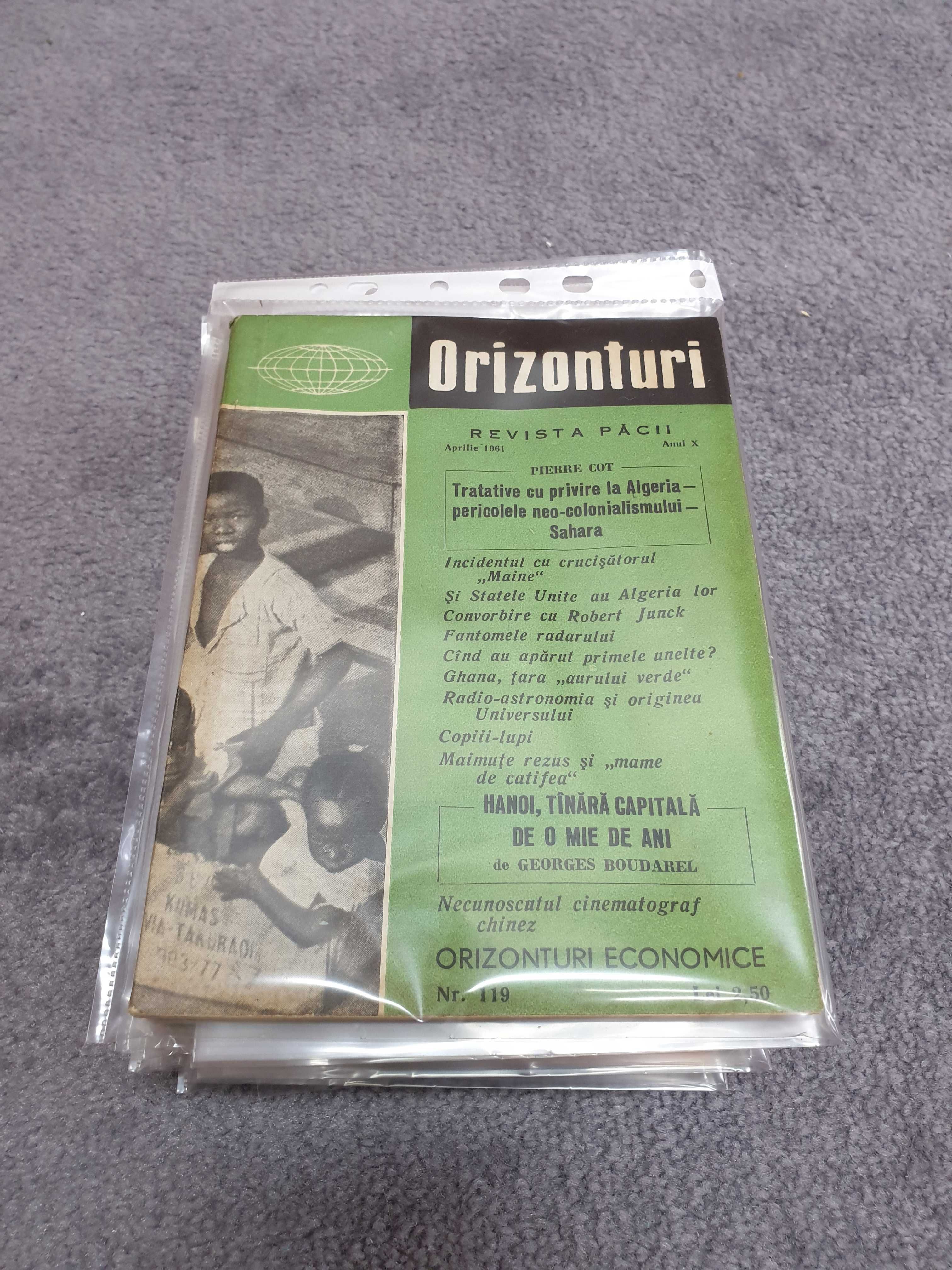 Revista "Orizonturi" 1961-1962