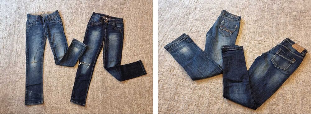 Set 2 blugi marimea 146 pentru fete