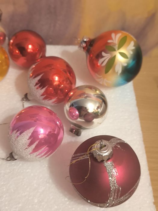 Lot globulețe vechi din sticla