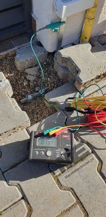 împământare casă cu țăruși / electrozi verticali și PRAM la cerere