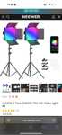 NEEWER set lumini multicolore RGB660 PRO LED Video Light Kit