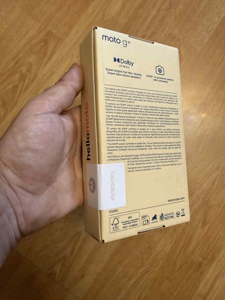 Motorola g15 512/8 orange с гаранция до 2027г
