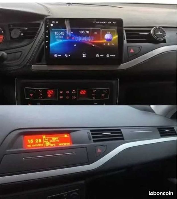 Navigatie cu Android Citroen C5 - Wifi Bluetooth Carplay USB 1-8GB