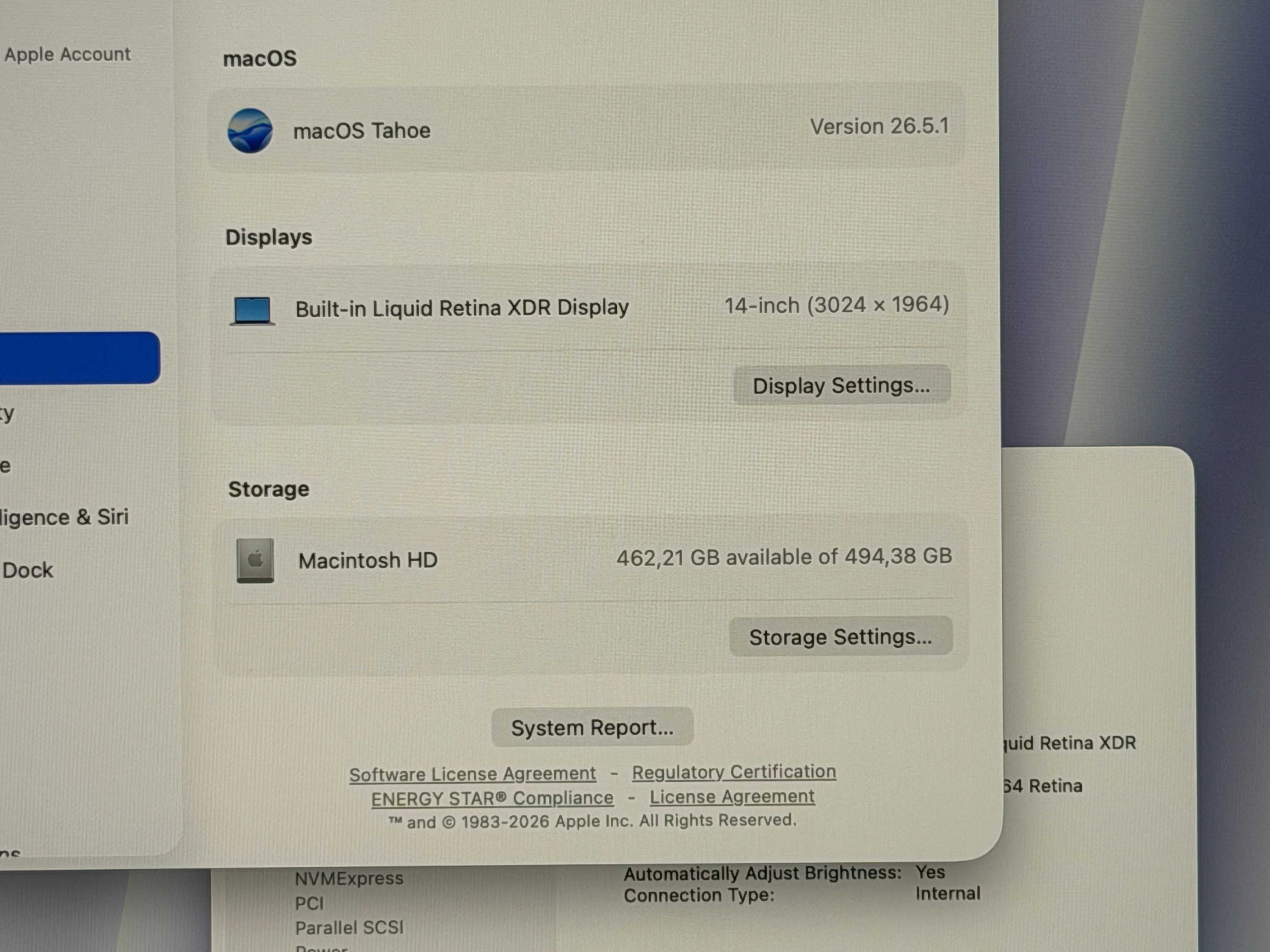 MacBook Pro 14`M3 Pro/11 CPU/14 GPU/18GB RAM/512GB SSD/Батерия 100%/Като Нов/Silver — миниатюра 8