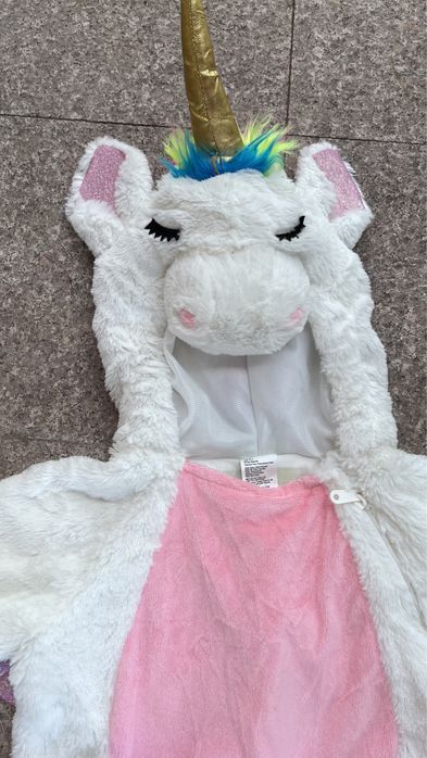 Costum carnaval, sedinte foto Unicorn, Inorog pufos, 2-3 ani