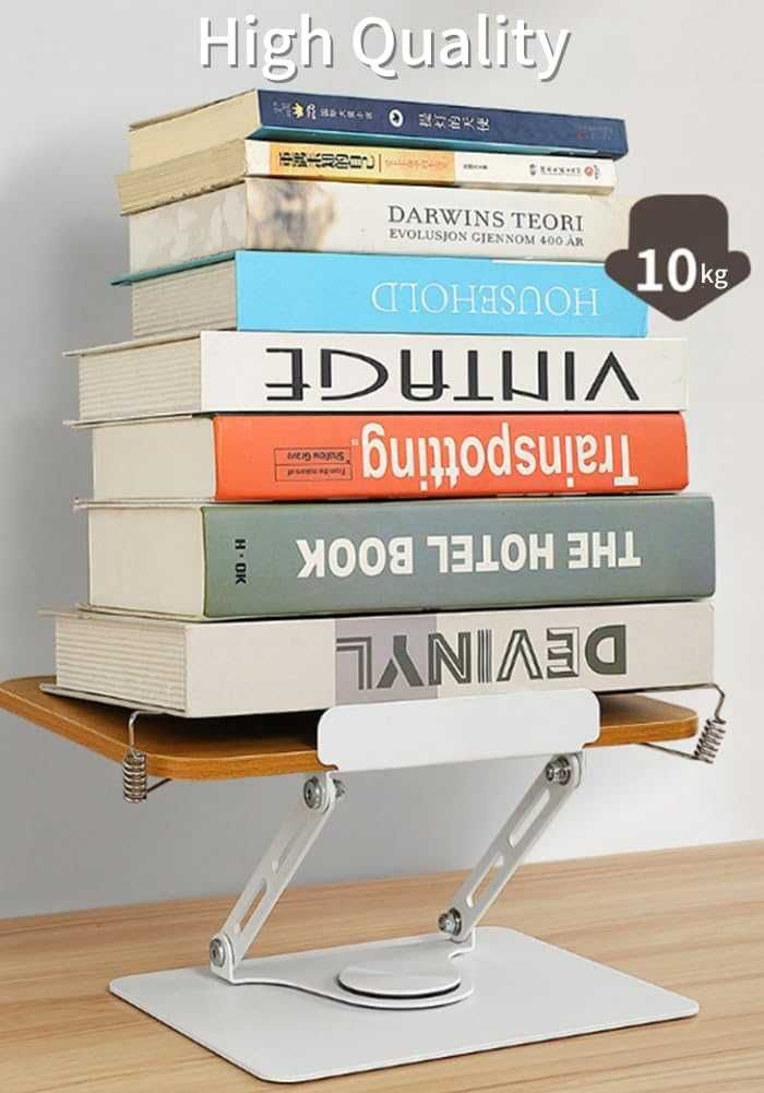 Подставка для книг для чтения, вращающаяся на 360° подставка для книг