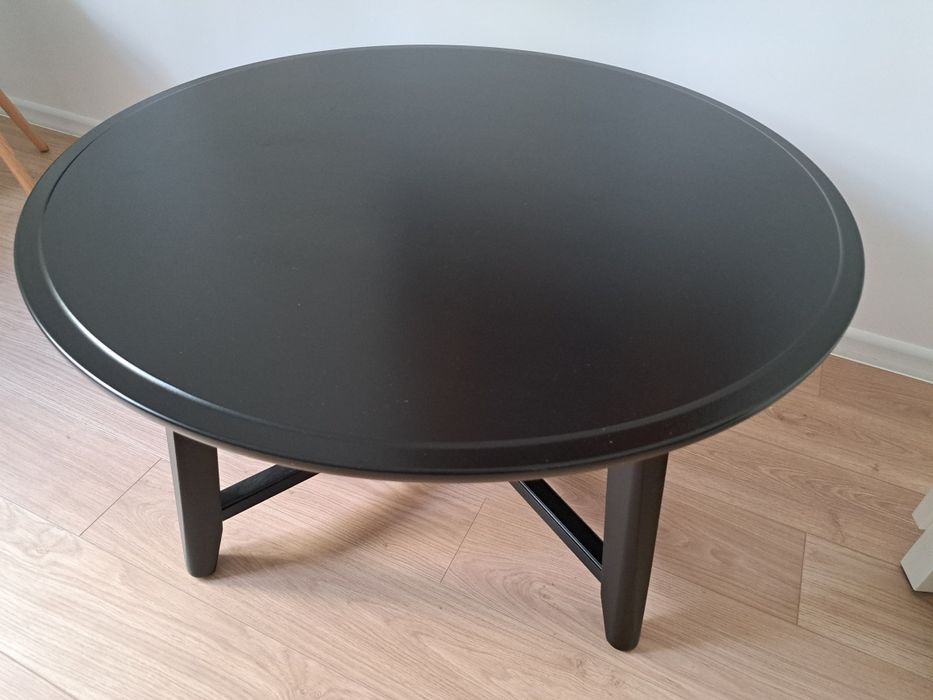 Masă / măsuță cafea IKEA KRAGSTA 90 cm neagră (ca noua)