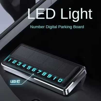 Табелка с телефонен номер при паркиране на автомобил