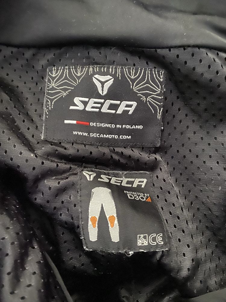 Seca leather suit, Seca мото екип