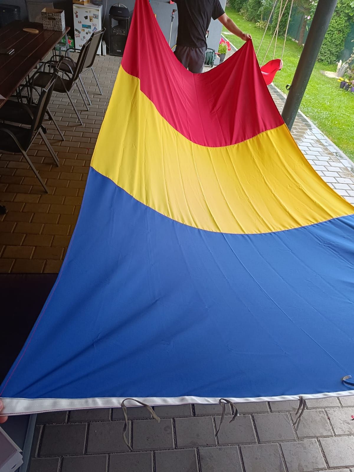 Steag tricolor ,Mare,5m L/ 2,50 lățime ,doar la comandă