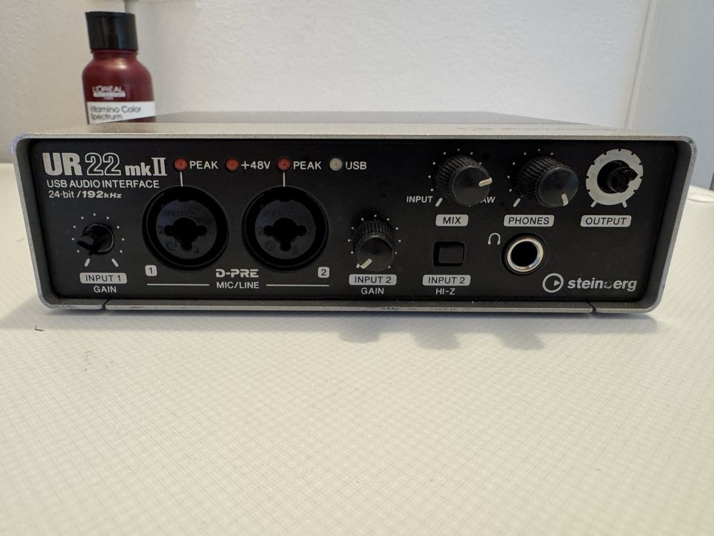 Interfata audio/placa audio Steinberg UR22mk II