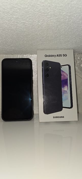 Samsung Galaxy A55 5G – 128GB/8GB RAM, Awesome Navy – Impecabil